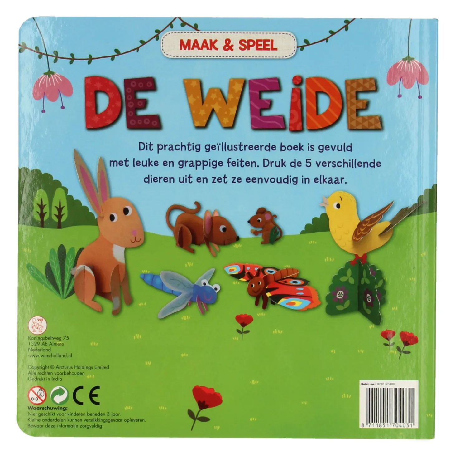 Maak & Speel Boek - De Weide