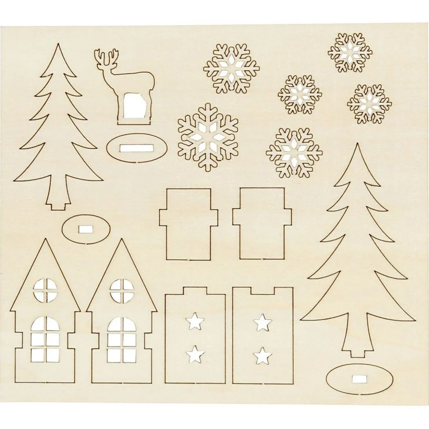 Maak en Versier je Kerst Decoratie Huis