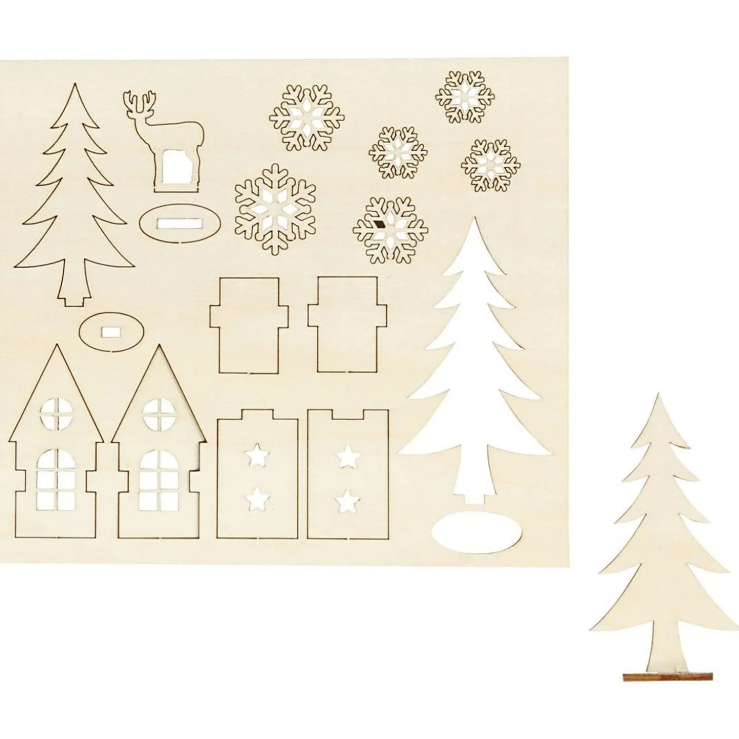 Maak en Versier je Kerst Decoratie Huis