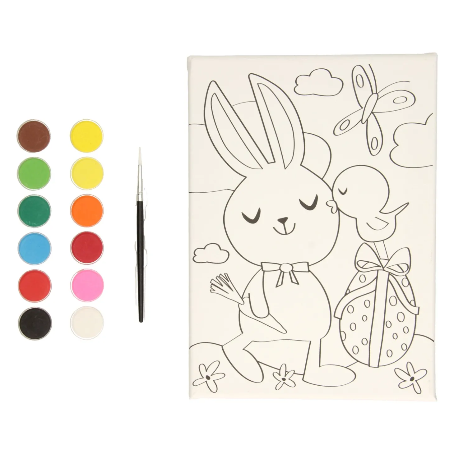 Maak je eigen Canvas Schilderij Pasen