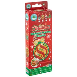Maak je eigen Diamond Painting Sleutelhanger Kerst