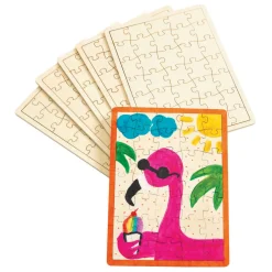 Maak je eigen Houten Puzzel, 6st.