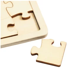 Maak je eigen Houten Puzzel, 6st.