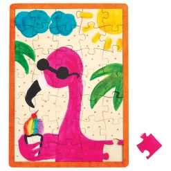 Maak je eigen Houten Puzzel, 6st.