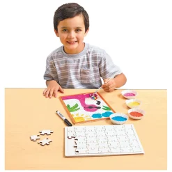 Maak je eigen Houten Puzzel, 6st.