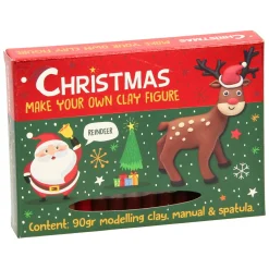 Maak je eigen Kleifiguur Kerst - 90gr. Klei