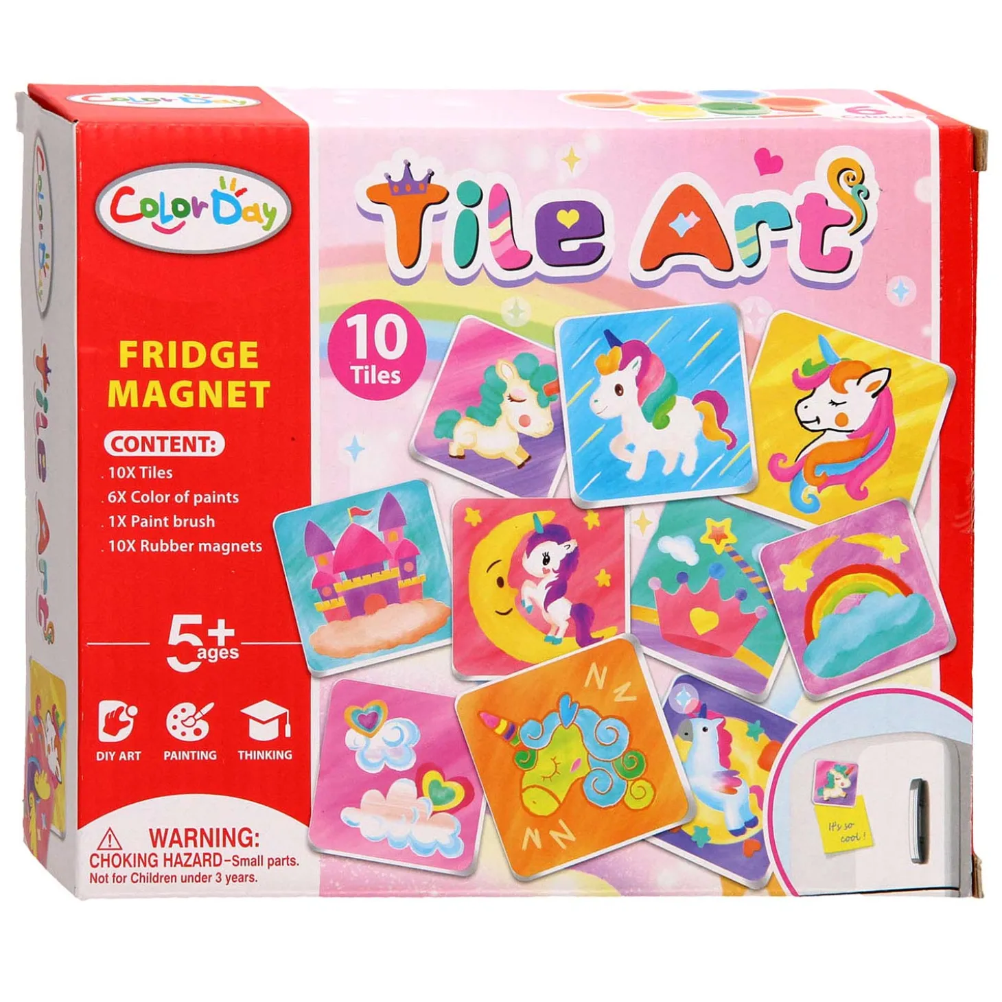 Maak je eigen Koelkastmagneetjes, 10st.