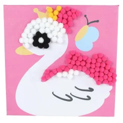 Maak je Eigen Schilderij met Wattenbollen - 20x20cm