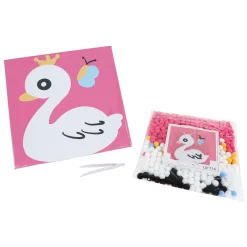 Maak je Eigen Schilderij met Wattenbollen - 20x20cm