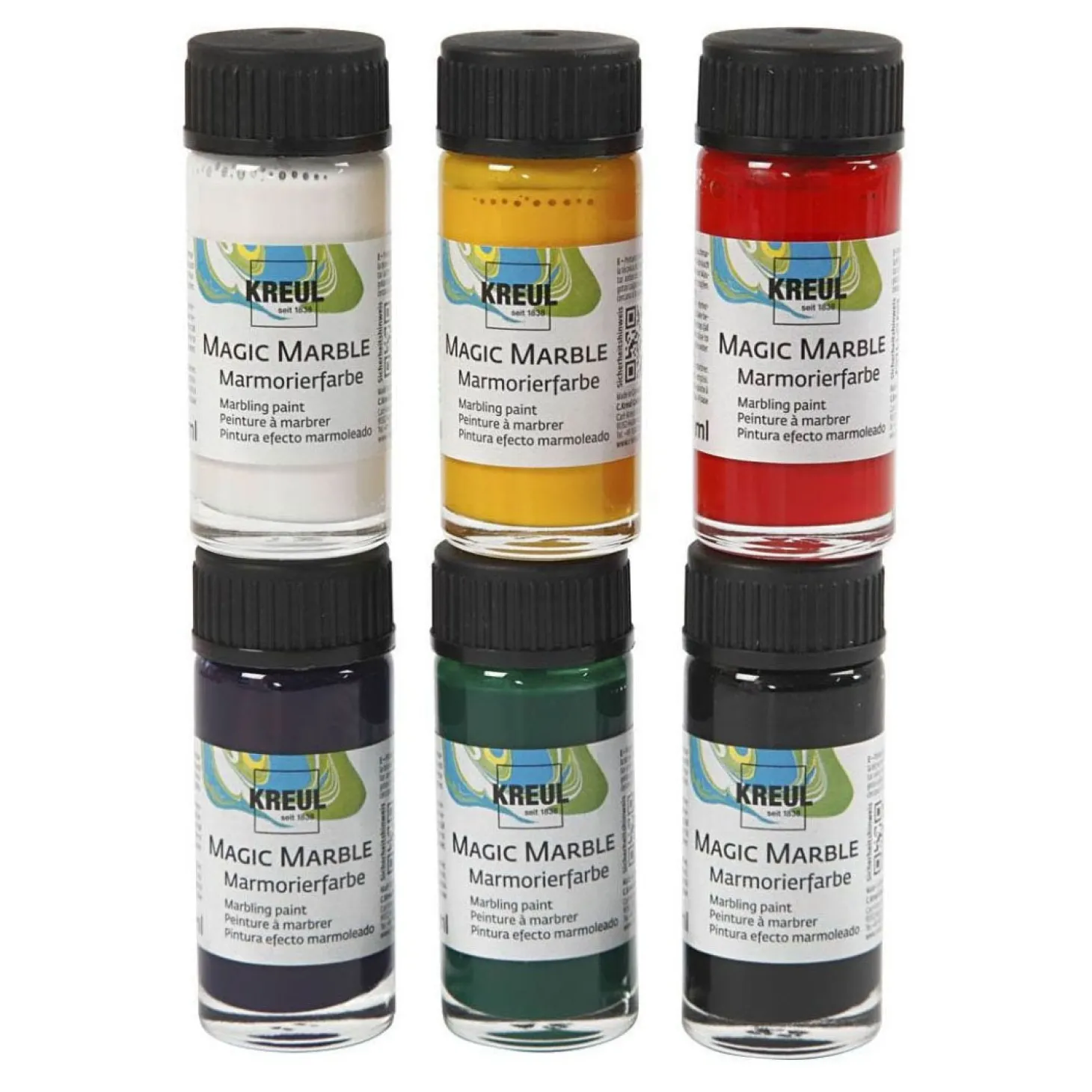 Magic Marble-Verf, 6x20ml