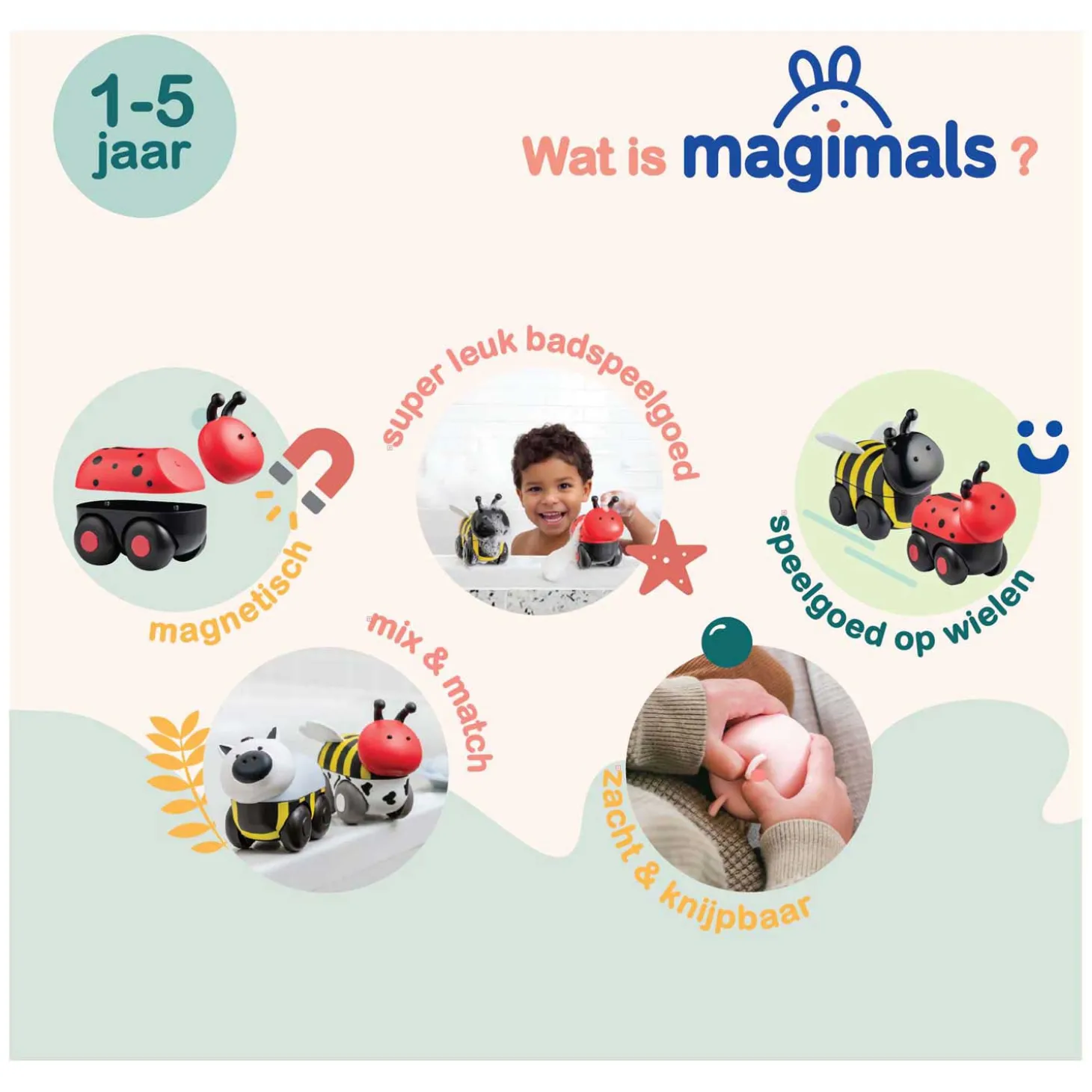 Magimals Wheely Insects Box - 6dlg.