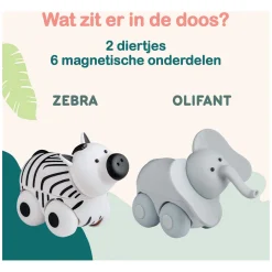 Magimals Wheely Safari Box - 6dlg.