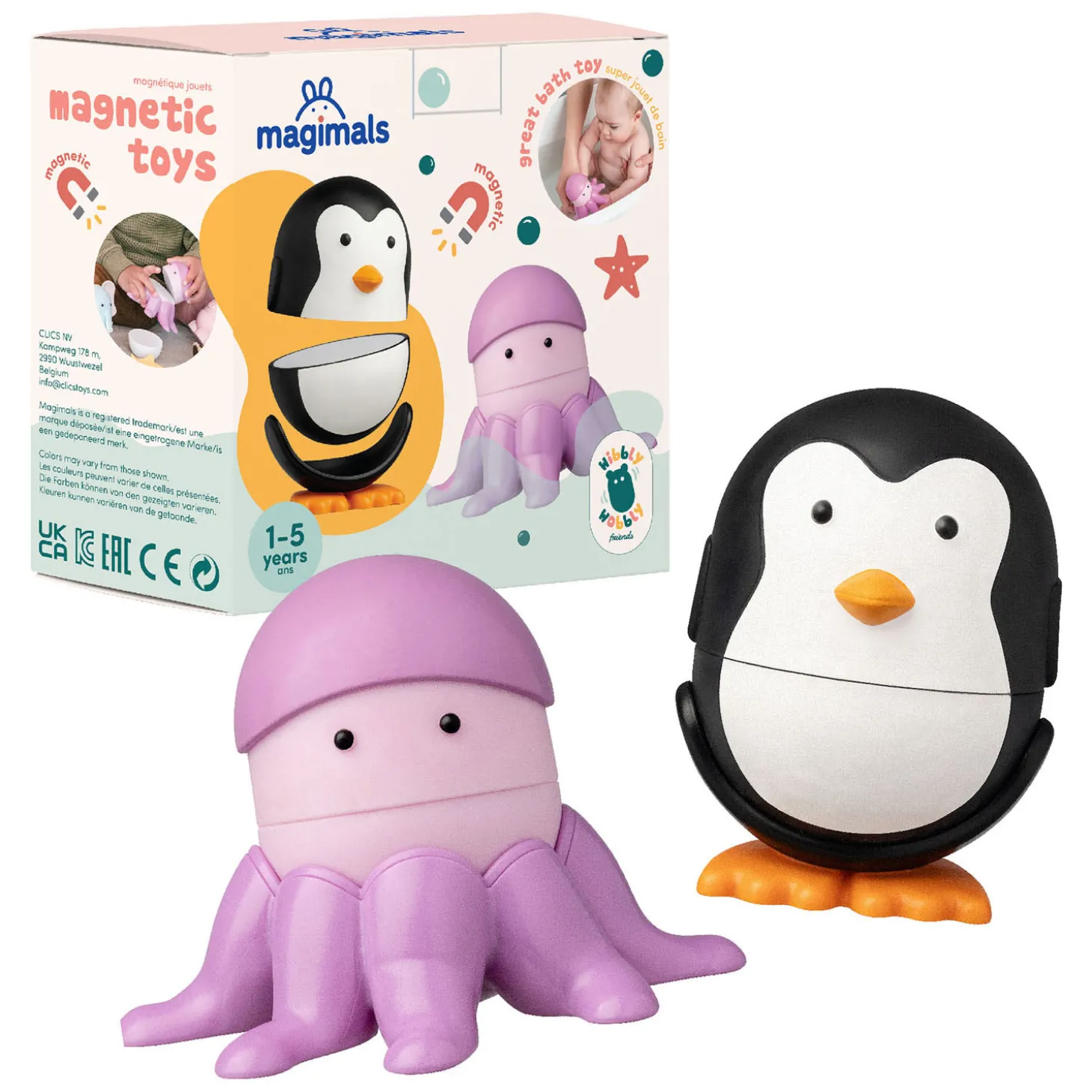 Magimals Wibly Wobly Sealife Magnetisch Speelgoed