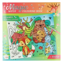 Magische Waterverfkleurblok Bosdieren