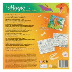 Magische Waterverfkleurblok Dino