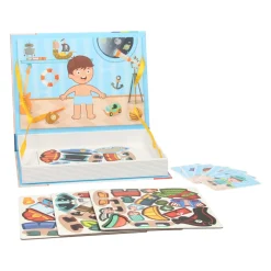 Magnetisch Boek - Outfits Jongen, 59dlg.