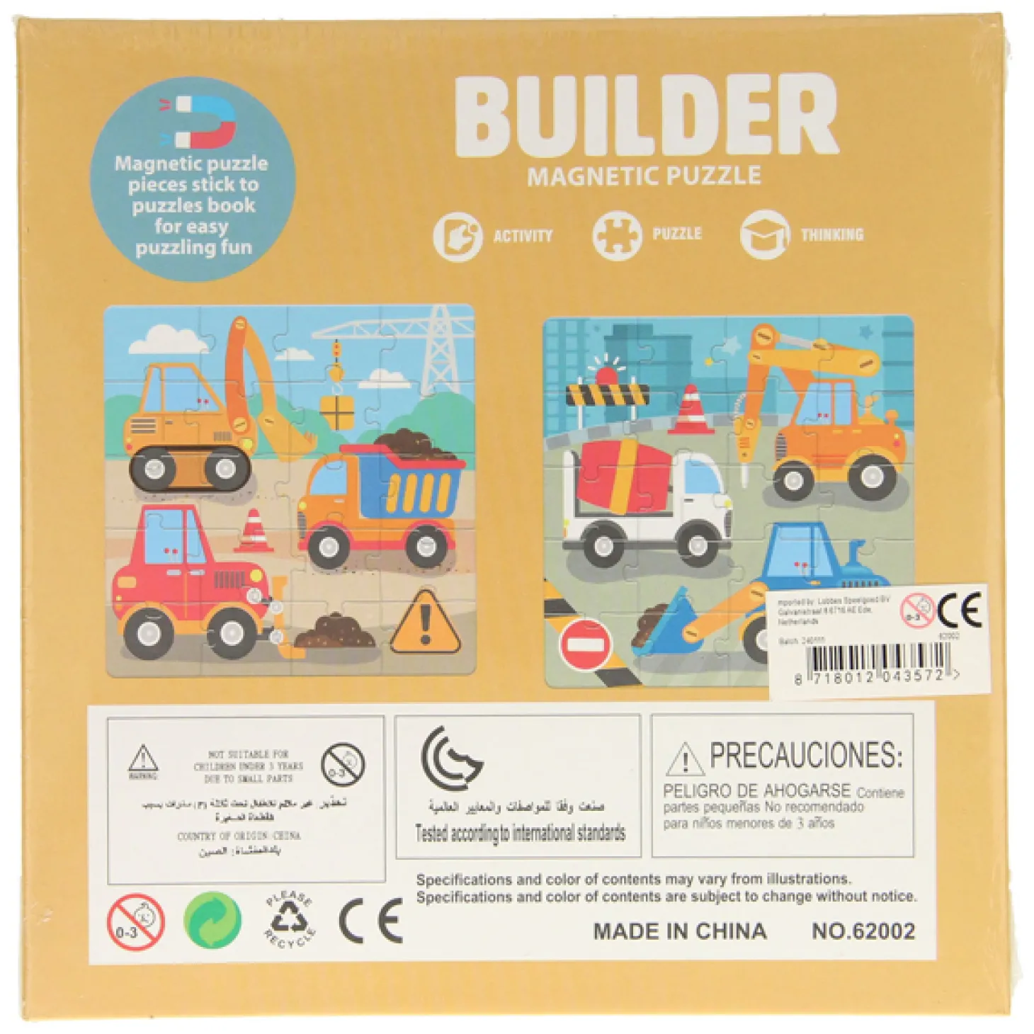 Magnetisch Puzzelboek Constructie