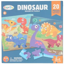 Magnetisch Puzzelboek Dino