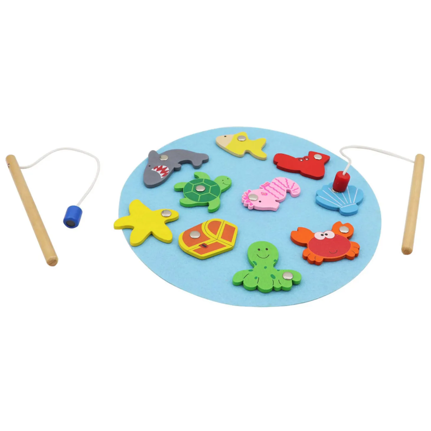 Magnetisch Visspel in Koker