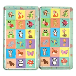 Magnetische Reisspel in Blik Memo