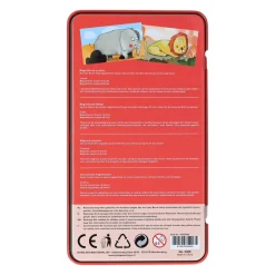 Magnetische Reisspel in Blik Dieren Puzzels, 18st.