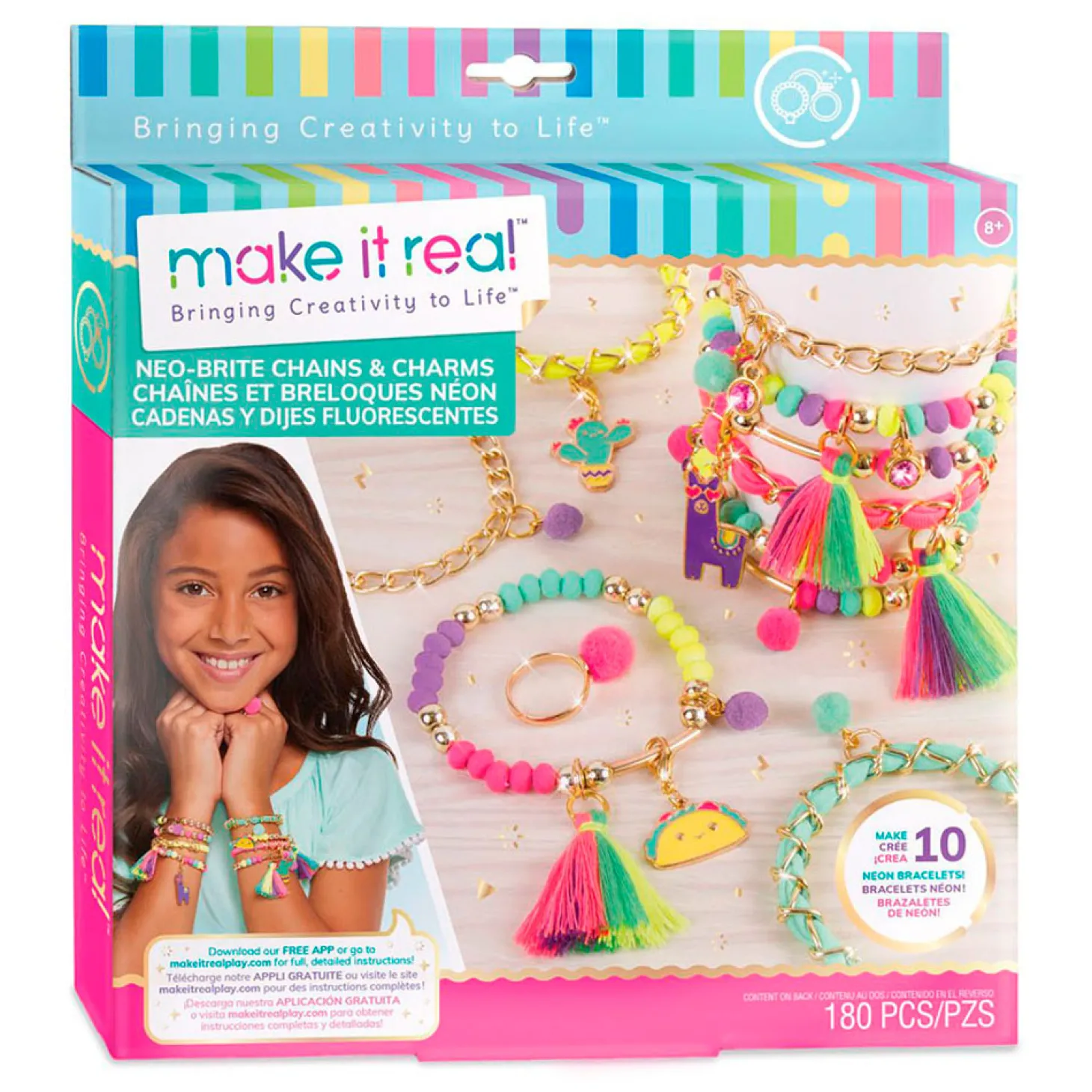 Make It Real - Neon Armbandjes & Bedeltjes