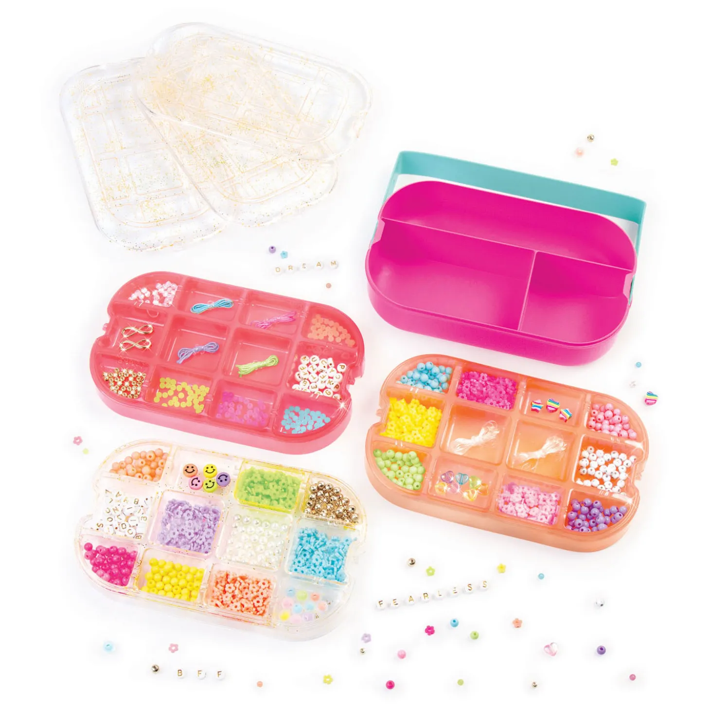Make it Real - Sieradenkoffer met Kralen, 1370 Kralen