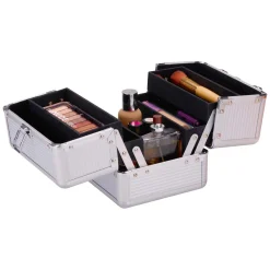 Make-up Koffer Zilver