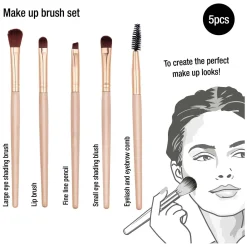 Make-up kwasten, 5dlg.