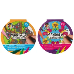 Mandala Kleurboek, 25 Kleurplaten