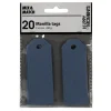 Manilla Labels Blauw, 20st.