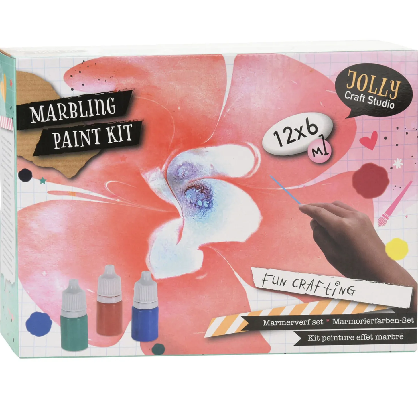 Marmerverf Set