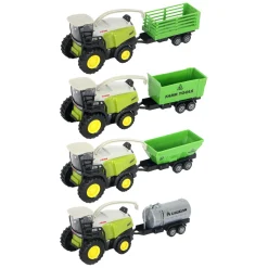 Maïshakselaar met Aanhanger en Pull-backfunctie