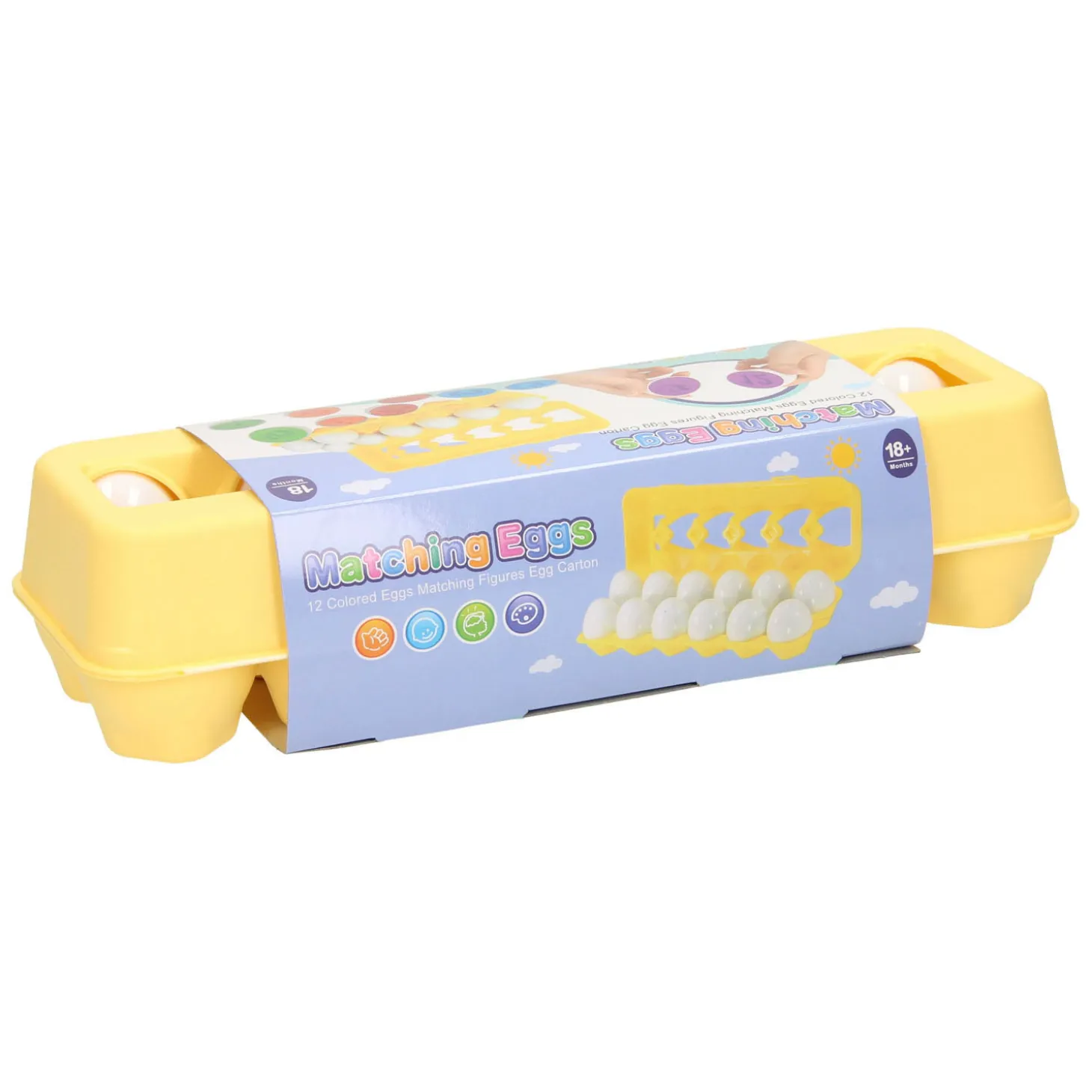 Matching Eieren Cijfers Set