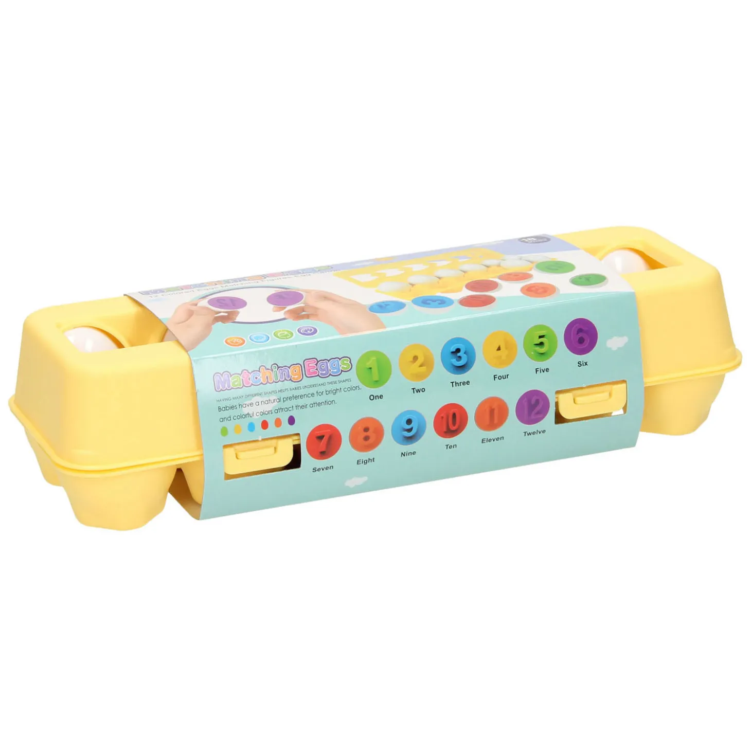 Matching Eieren Cijfers Set