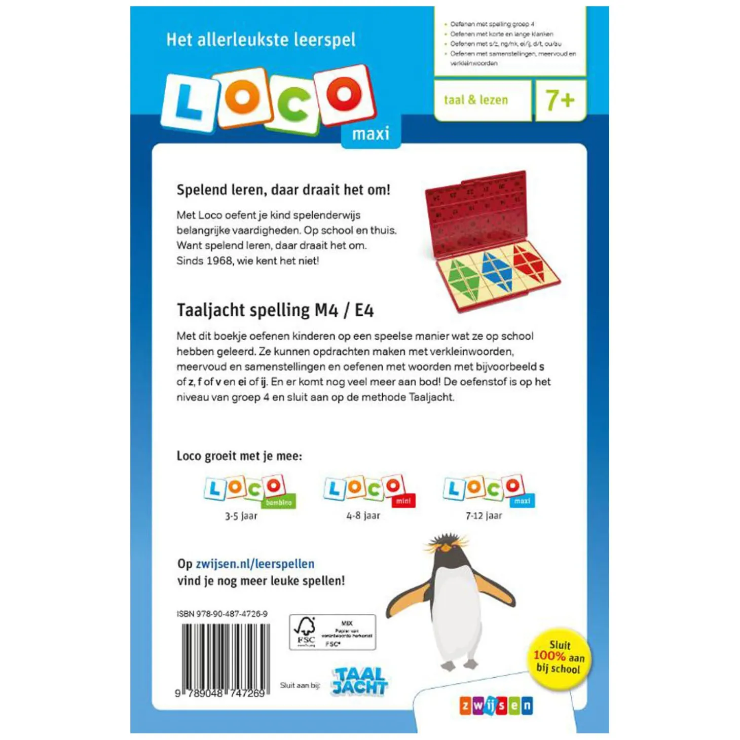 Maxi Loco Taaljacht Spelling M4 / E4