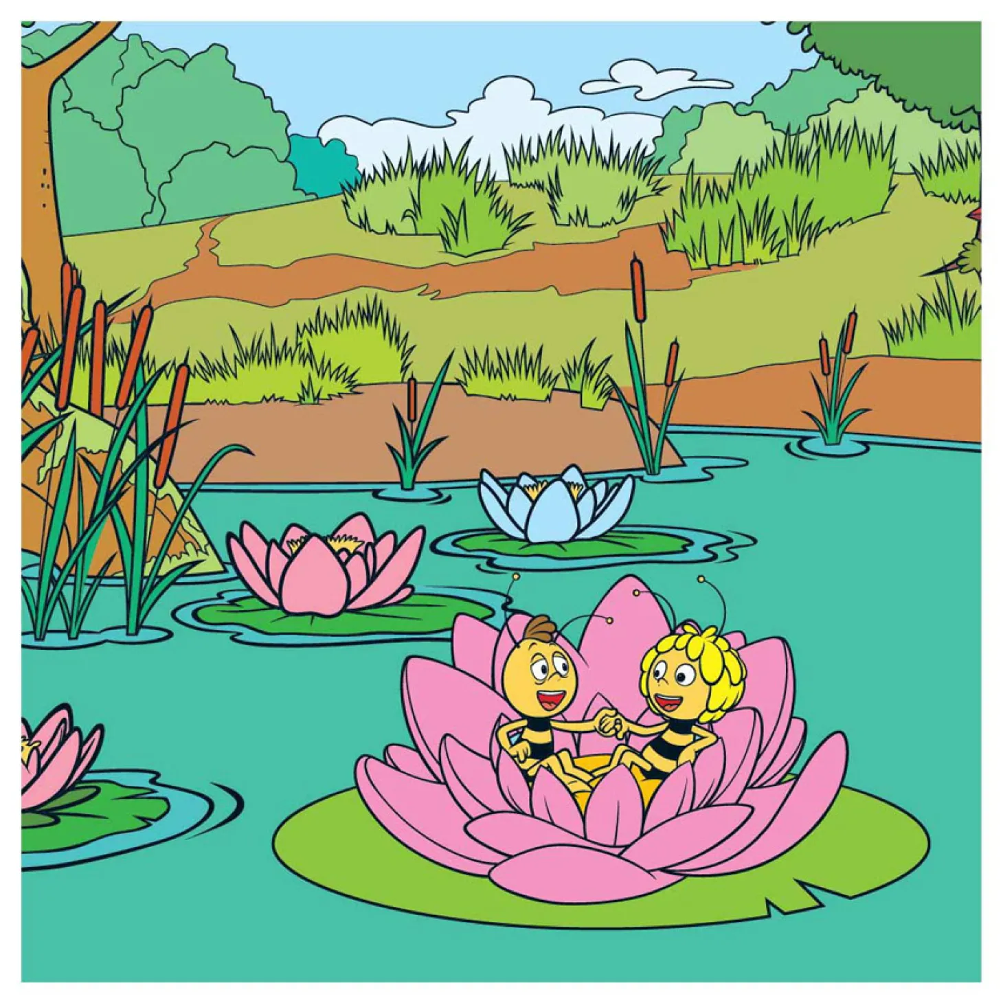 Maya Kleurboek - Kleuren met water