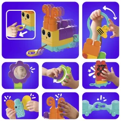 Mega Bloks Move' N Groove Caterpillar Bouwset - 30dlg.