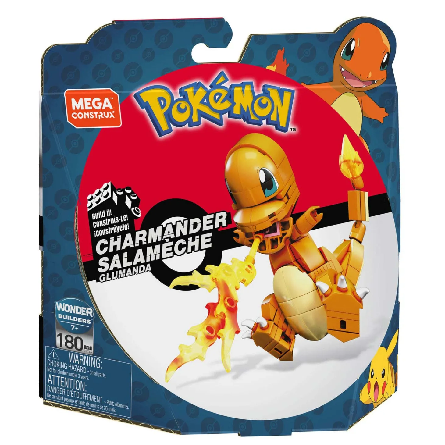 Mega Construx Pokémon Bouwset - Charmander - 180dlg.