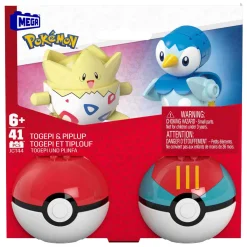 Mega Construx Pokémon Bouwset - Piplup en Togepi