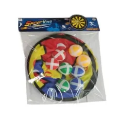 Mega Dartbord Klittenband, 8 ballen