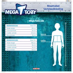 Mega Mindy  Verkleedpak Toby 6-8 jaar