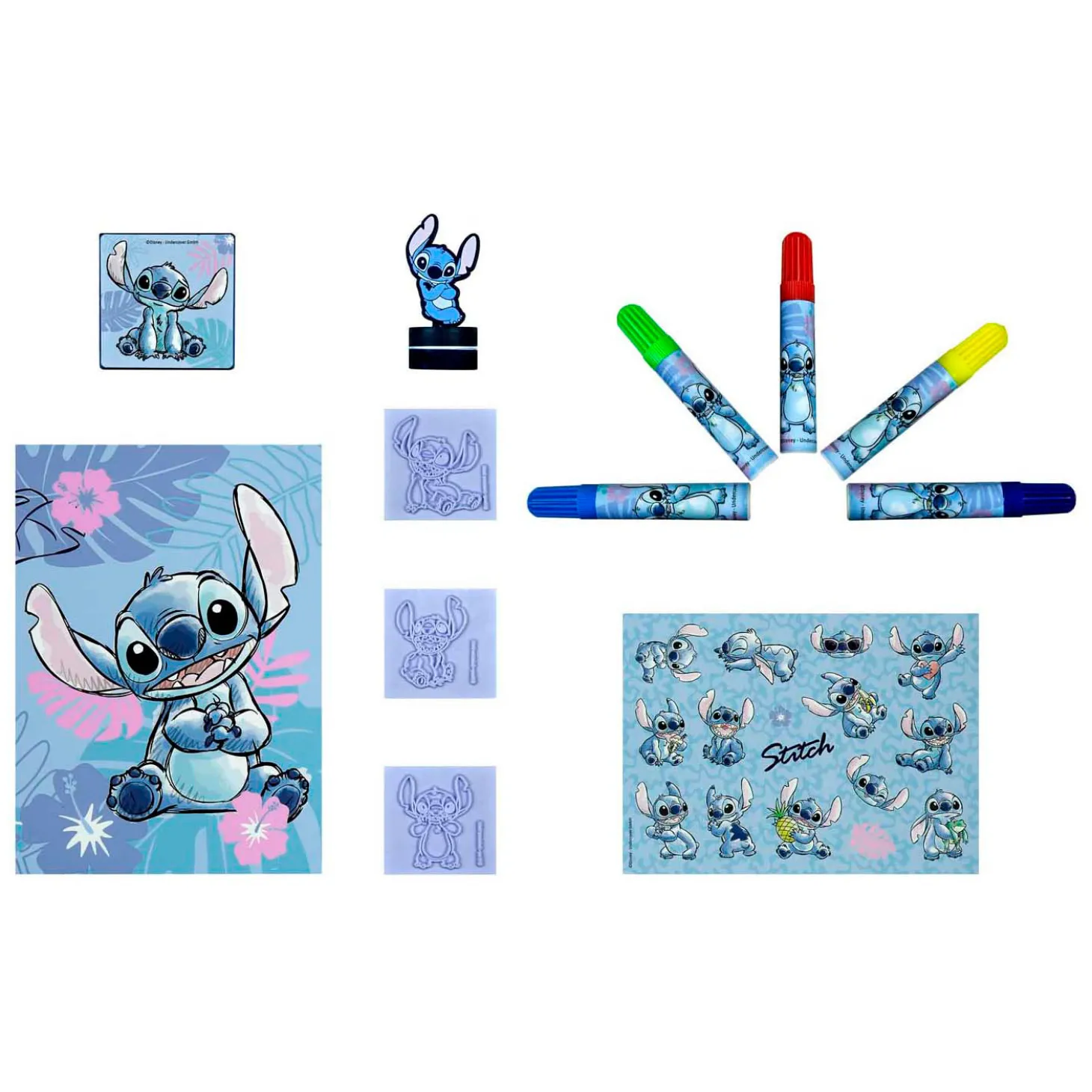Mega Stempel- en Kleurset Stitch