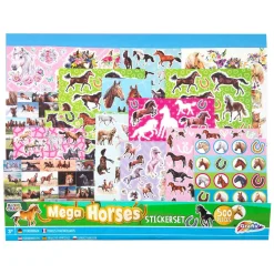 Mega Stickerset Paarden, 500st.