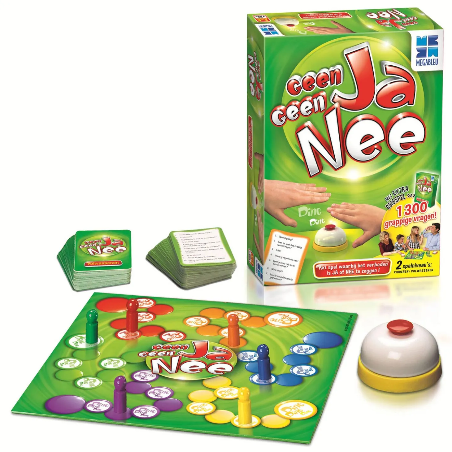 Megableu Geen Ja Geen Nee met Reiskaarten - Bordspel