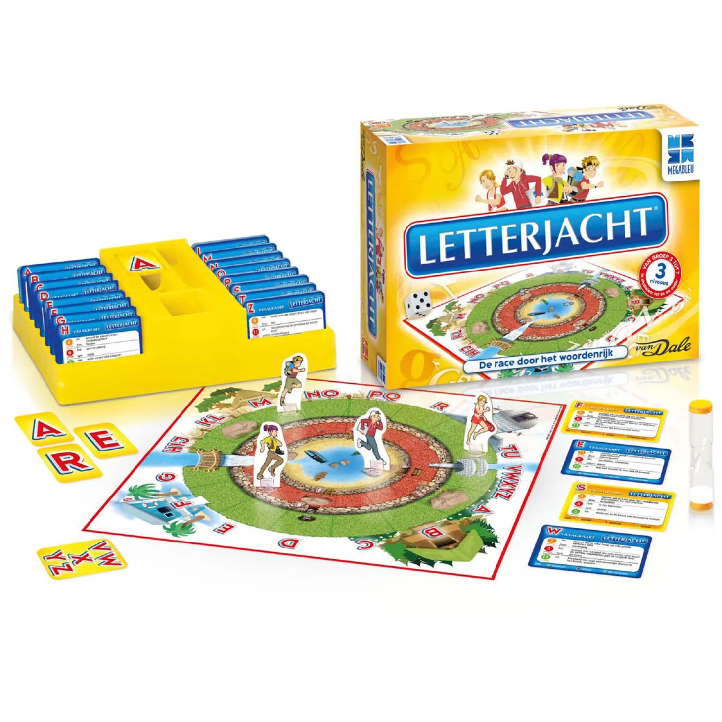 Megableu Letterjacht Bordspel