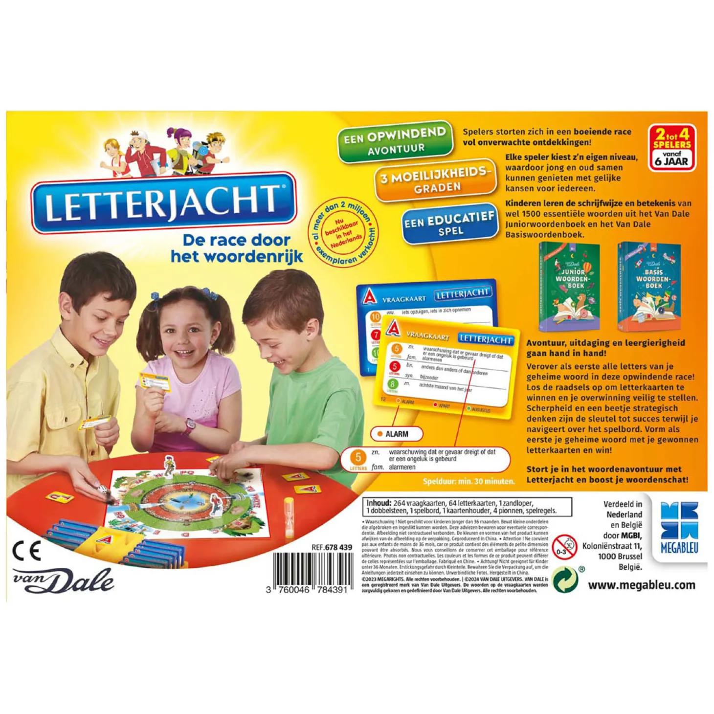 Megableu Letterjacht Bordspel