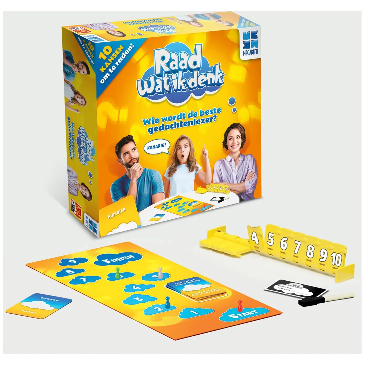 Megableu Rara wat denk ik?! - Bordspel