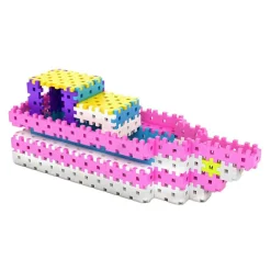 Meli Basic Roze Bouwblokken, 1000dlg.