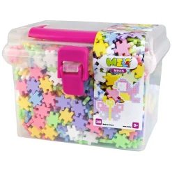 Meli Minis Pastel Bouwblokken Reisdoos, 1100dlg.